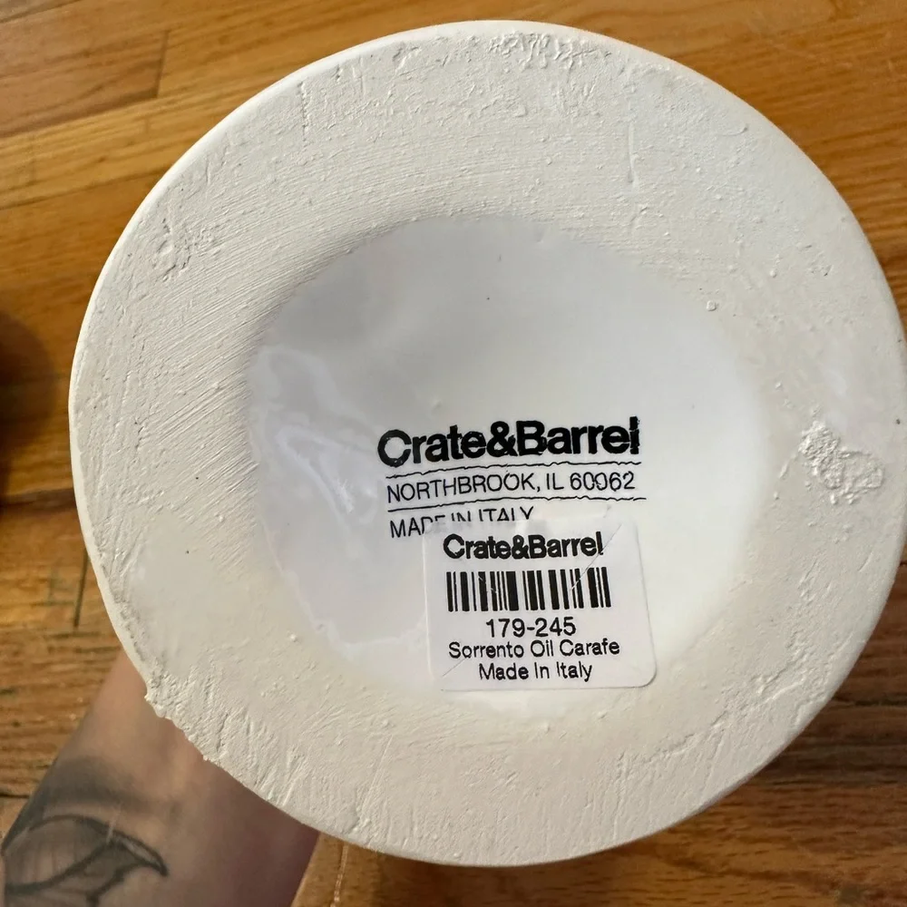 Crate & Barrel Sorrento Oil Carafe